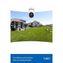 Tapo C560WS Caméra de surveillance extérieure Wi-Fi 4K 360°, Wi-Fi 6 double bande, vision nocturne couleur, détection IA gratuit