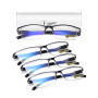 LUFF 4 paires de lunettes de lecture anti-rayons bleus Lecteurs ultra-légers portables