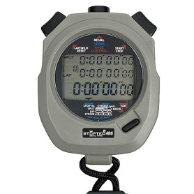 STOPTEC DIGITAL TIMING Chronomètre 496 - 500 Mémoire de Fichiers | Mécanisme de Point de Pression | Résistant aux Éclaboussures