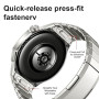 Titane Bracelet Compatible avec Huawei Watch GT 6 Pro 46mm Avancé Titanium Pas de lacunes pour Huawei Watch GT 6 Pro Smartwatch