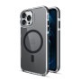 NEWSONA Coque pour iPhone 12/12 Pro [Noir Translucide Anti-Jaunissement],Compatible avec MagSafe, Étui Magnétique Antidérapant a