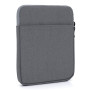MyGadget Pochette Nylon pour Tablette jusqu'à 8 Pouces - Protection pour 21 x 14 cm - ex. Kindle Paperwhite, Oasis - Gris Foncé