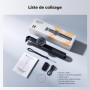 K&F CONCEPT 180cm Trépied Selfie Stick iPhone Compatible avec DJI OSMO Pocket 3/4, Clip 3 en 1 Trépied Téléphone Magnétique & Vi
