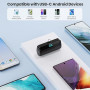 Feob Batterie Externe pour iPhone 17/16/15 Series, Upgrade 5200mAh PD 3A Charge Rapide USB C Power Bank avec Écran LCD Chargeur