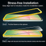 ivoler Verre Trempé pour Samsung Galaxy A56 5G Installation en 30 Secondes, Outil d'Installation Facile, Protection d’écran en 9