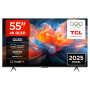 TCL 55T8C 55" QLED 4K HDR Ultra HD TV, Smart TV Powered by Google TV (Dolby Vision & Atmos, 144Hz Motion Clarity Pro, FreeSync,