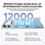 POPUX P13 Pro Android 16 Tablette, 48Go+256Go ROM, 2.4K 120Hz 13,4 Pouces Tablette avec Gemini AI, Tablette Tactile T7280 Octa-C