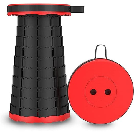 SOUTH AREA - Tabouret Pliant Polyvalent | Seau Pliable Camping et Pêche | Tabouret Pliable Portable et Léger | Charge Max 220 kg