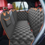 KYG Housse de Siège d'auto pour Chien Banquette Arrière Antidérapant et Imperméable Mise à Niveau Matérielle avec Fenêtre de Vis