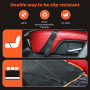 KYG Housse de Siège d'auto pour Chien Banquette Arrière Antidérapant et Imperméable Mise à Niveau Matérielle avec Fenêtre de Vis