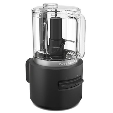 Kitchenaid Hachoir sans fil - Go Cordless - Mini robot culinaire portable pour hacher ou purer des fruits, légumes et herbs - 2