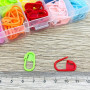 AIOUNIYA Marqueur Crochet Marqueurs de Mailles Marqueur Trico 10 Couleurs avec Boîte Pour Tricoter, Crocheter ou Loisirs Créatif