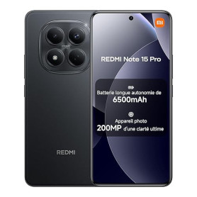XIAOMI REDMI Note 15 Pro, Smartphone 12+512Go, Batterie Longue autonomie 6500mAh, Appareil Photo 200 Mpx, Résistance à l'eau IP6