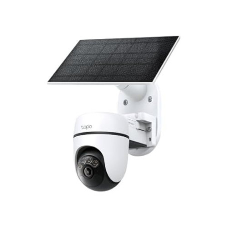 Tapo C630 KIT Caméra de Surveillance Solaire d'extérieur 360° avec Batterie | 3K 5MP | Détection IA Gratuite | Vision Nocturne C