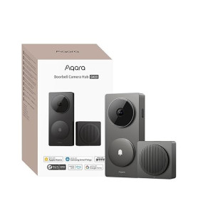 Aqara 2K Sonnette Video Hub G410 avec Carillon, HomeKit Secure Video, Hub Matter Intégré, Wi-FI 2,4G/5GHz, Zigbee et Thread, 4:3