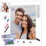 Lehaha Diamond Painting Personnalisé Photo,5d Diamant Painting Personnaliser Broderie Diamant Peinture Kit Full Drill Custom Dia