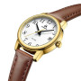 LN LENQIN Montre Femme Montres à Quartz analogiques pour Femmes Montres-Bracelets pour Femmes étanches avec Bracelet en Cuir