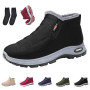 Snrtevu Chaussures de Marche d'hiver à Confort Orthopédique, Chaussures Ortho Confort, Légères et Imperméables, Bottines d'hiver