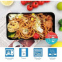 zaraf Bento Lunch Box 2 Couches Boite Repas Compartiment 1200 ml Lunchbox Hermétique avec Couverts Kit et Sac Isotherme Repas Bo