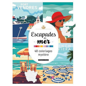 Escapades en mer - 40 Coloriages Mystère