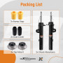 maXpeedingrods Kit d'amortisseurs avant pour BMW Série 1 E81 E82 E87 E88 03-13 31316782329 31316783995