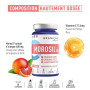 MOROSIL 400 mg GRANIONS - Morosil - Morosil + Vitamine C - Morosil Hautement Dosé - Ventre Plat - 2 Etudes Scientifiques - 60 Co
