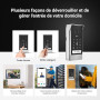EZVIZ EP7 Interphone Vidéo 2K sans Fil avec Panneau Solaire, Ecran Tactile Couleur 7", Sonnette Vidéo sans Fil, Alimentation Sol