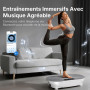 MERACH Plateforme Vibrante pour L'Entraînement Et Le Modelage du Corps, avec 99 Niveaux De Vitesse, Haut-Parleur Bluetooth Intég