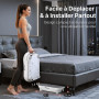 MERACH Plateforme Vibrante pour L'Entraînement Et Le Modelage du Corps, avec 99 Niveaux De Vitesse, Haut-Parleur Bluetooth Intég