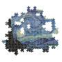 Clementoni - Puzzle pour Adultes 1000 Pièces, HQC Museum-The Starry Night Compact Box, Fabriqué en Italie, 37065