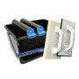 HELPMATE – Kit de lave sol de carrelage 5 pièces & seau de 12 litres – balais serpillère nettoyer sol – support à roulettes doub