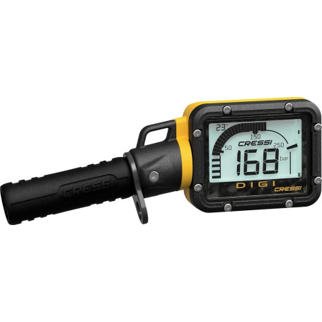 Cressi Digital Gauge Test Digi Yellow Bar