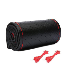 Yolistar Housse de Volant de Voiture Universelle - Couvre-Volant à Coudre en Cuir Souple Microfibre, Respirante et Antidérapante