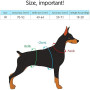 Sacoche de Selle Sac à Dos pour Chien Moyens & Grands, Harnasi Veste Gilet Imperméable Réglable Grande pour Voyage Entraînement