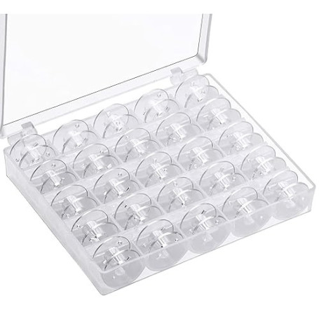 Canette Machine a Coudre,Bobines pour Machine à Coudre Canettes de Couture ​​Universelle Bobine de Machine à Coudre en Plastique