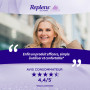 REPLENS - Gel Hydratant Vaginal pour Sécheresse Intime, Sans Parfum ni Hormones, Lot de 8 Unidoses