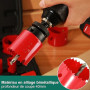HYCHIKA Scie Cloche Bi-métal, 17 PCS Coffret de Scie Trépan avec 11PCS Lames de Scie 19-68 mm, Profondeur de Coupe: 40 mm, Parfa
