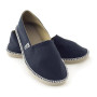 SEAC Malaga, Espadrilles décontractées pour Femmes et Hommes en Toile et Coutures Apparentes Classiques, Semelle antidérapante