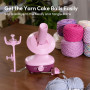 Etcokei bobinoir à laine,Dévidoir Électrique pour Boules de Fil pour Crochetage,Dévidoir Compact avec Tension Forte et Vitesse V