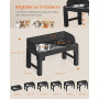 Feandrea Gamelle pour Chien Surélevée, avec Support, Ajustable en Hauteur et Inclinable, Support Gamelle, 2 Bols en Acier Inoxyd