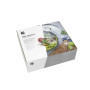 WMF Poêle à Braiser 28 cm avec bord haut et couvercle – Braisière à induction 5,0 l en acier inoxydable Cromargan, revêtement an