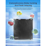 FOHERE Mini Réfrigérateur 46L, Mini Frigo avec Congélateur, Thermostat Réglable, Économie d'Énergie, Silencieux, Porte Réversibl