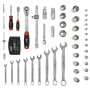 Caisse à outils complète pour le quotidien, 121 pièces, Pinces et coupe-tout, Scie, tournevis et Clés mixtes, Outillages à main,