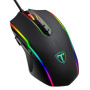 USB Souris Gamer Filaire Haute Performance,Souris Gaming avec 7200 DPI Ajustable, RVB, 8 Boutons Programmables,Ergonomie,PC/Mac