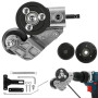 Accessoire de coupe de plaque de perceuse électrique, adaptateur de coupe de tôle amélioré 2024 – Coupe de plaque métallique Dri