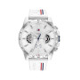 Tommy Hilfiger Montre Analogique Multifonction Quartz pour Hommes avec Bracelet en Silicone, en Acier Inoxydable ou en Cuir, sou