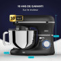 Fentic 6 en 1 Robot Pâtissier – 2000W - Av. Hachoir à Viande, Mixeur 1,5L, Cutter, Accessoires – Robot Cuisine Multifonctions Av