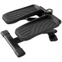 SPORTNOW Mini Stepper Fitness, Stepper Disque de Torsion de la Taille 2 en 1 pédales antidérapantes surdimensionnées, écran LCD,