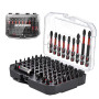 GEINXURN 83 Pièces Coffret d’embouts de Tournevis en Acier S2 Magnétique Torx/Phillips/Pozidriv/Plat/Hex Embouts de Vissage, Por