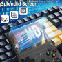 Whatsko R36S Console de jeux portable rétro 128 Go, Système RK3326 Arkos, plus de 40 000 jeux, écran 3,5 pouces, console de jeux